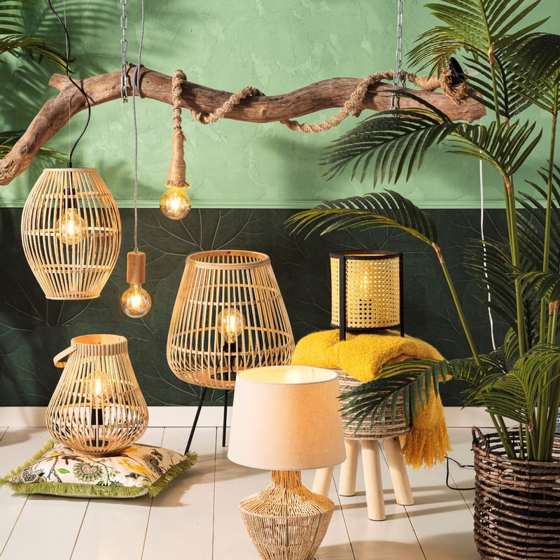 Tafellamp webbing - ø20x26,5 cm