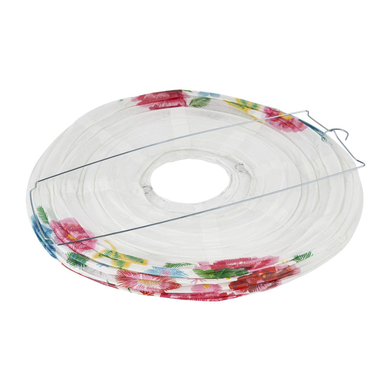 Lampion bloemenhart - 30 cm