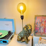 Lampvoet leeuw - goud - 25.5x13.5x40.5 cm 