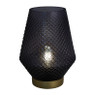 Tafellamp - glas - grijs - Ø21x29cm