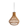 Bamboe hanglamp - lichtbruin - ⌀35.5x43 cm 