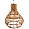 Bamboe hanglamp - lichtbruin - ⌀35.5x43 cm 