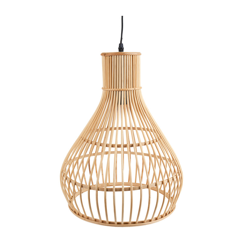 Bamboe hanglamp - naturel - 36x50 cm