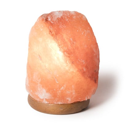 Zoutsteen lamp - 18 cm 