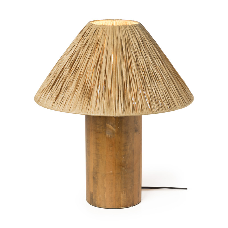 Lampvoet Pinewood - bruin - ø13.7x32 cm