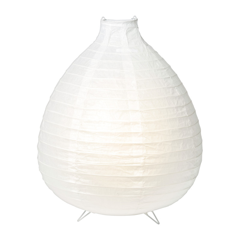 Rijstpapier lamp ovaal - wit - ?37x43.5 cm
