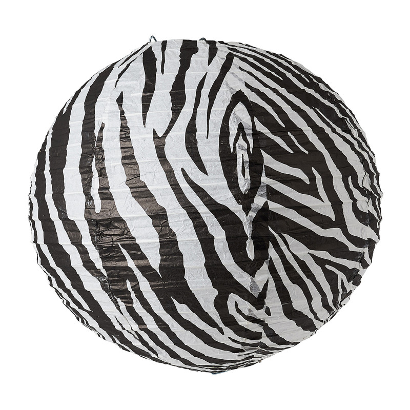 Lampion - zebra - ø30 cm