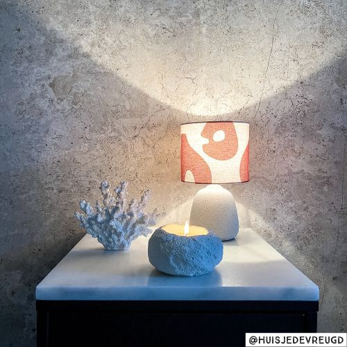 Tafellamp gevlekt - ø15x26 cm