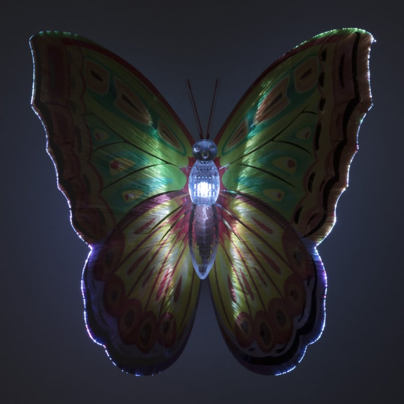 Vlinderlampjes - diverse varianten - 10x9.5x5.5 cm