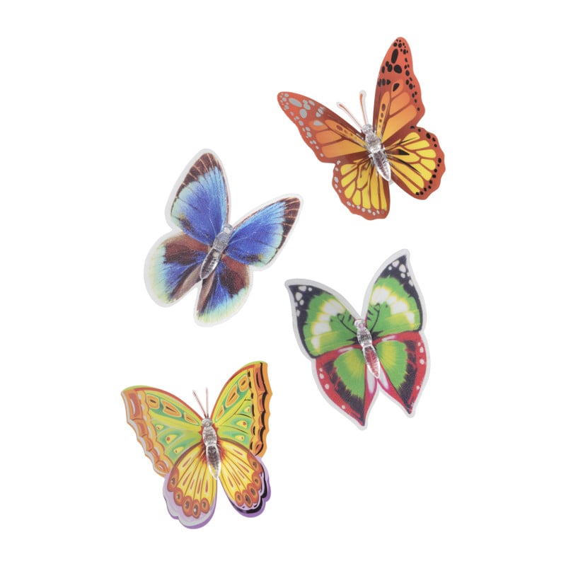 Vlinderlampjes - diverse varianten - 10x9.5x5.5 cm