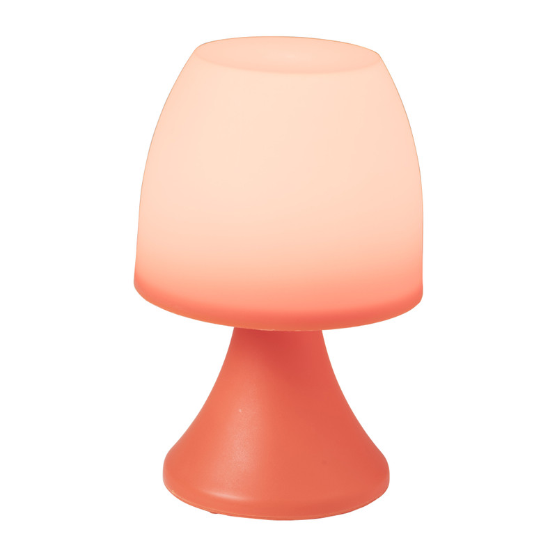 Tafellamp - oranje - ø12.5x19.5 cm