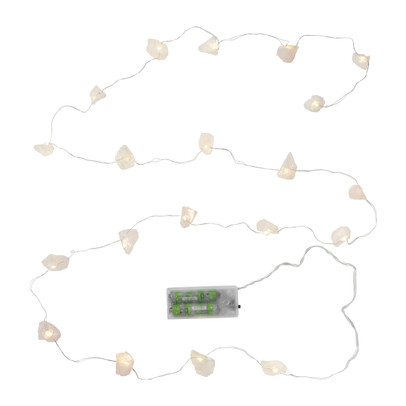 Lichtslinger zoutsteen - warm wit - 220 cm