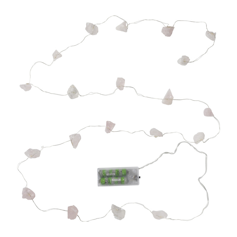 Lichtslinger zoutsteen - warm wit - 220 cm