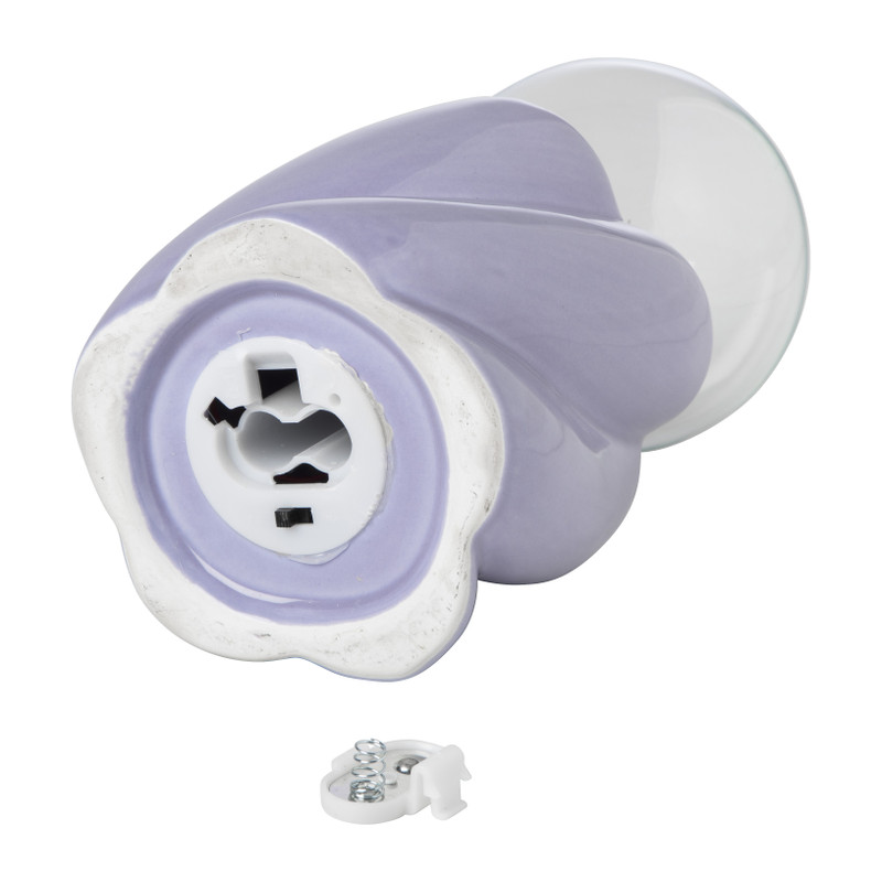 Tafellamp spekje - paars - ø9x18 cm