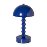 Tafellamp touch bollen - blauw - ø15x26 cm