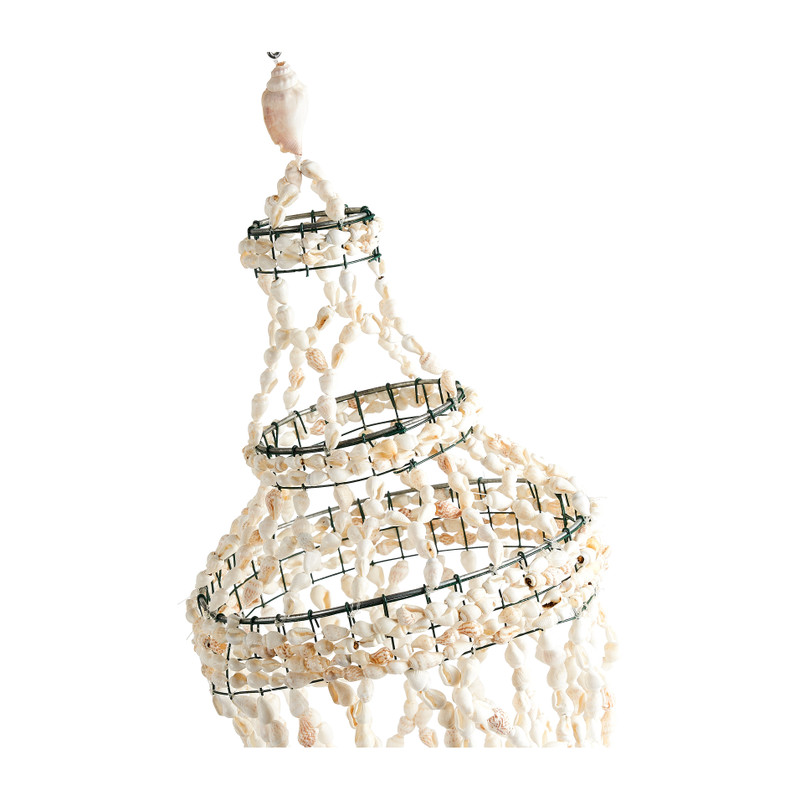 Decoratie hanger schelpen - Ø14x35 cm