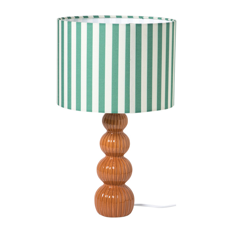 Lampvoet bollen - rood - ø8.5x30 cm