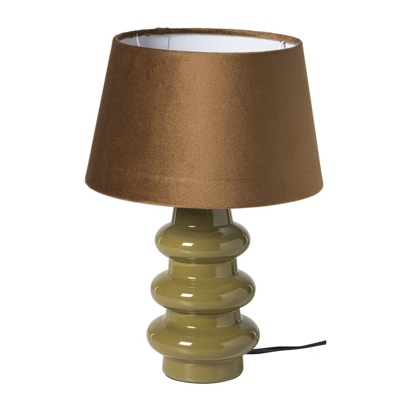 Lampvoet lagen - groen - ø11.2x18 cm