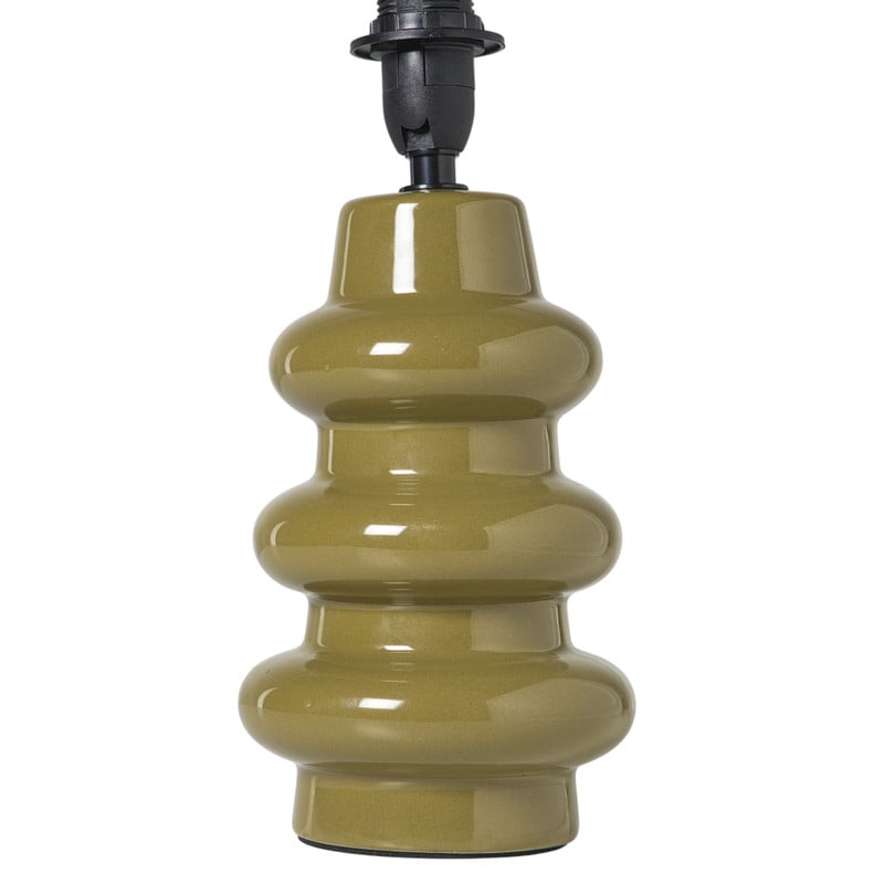 Lampvoet lagen - groen - ø11.2x18 cm