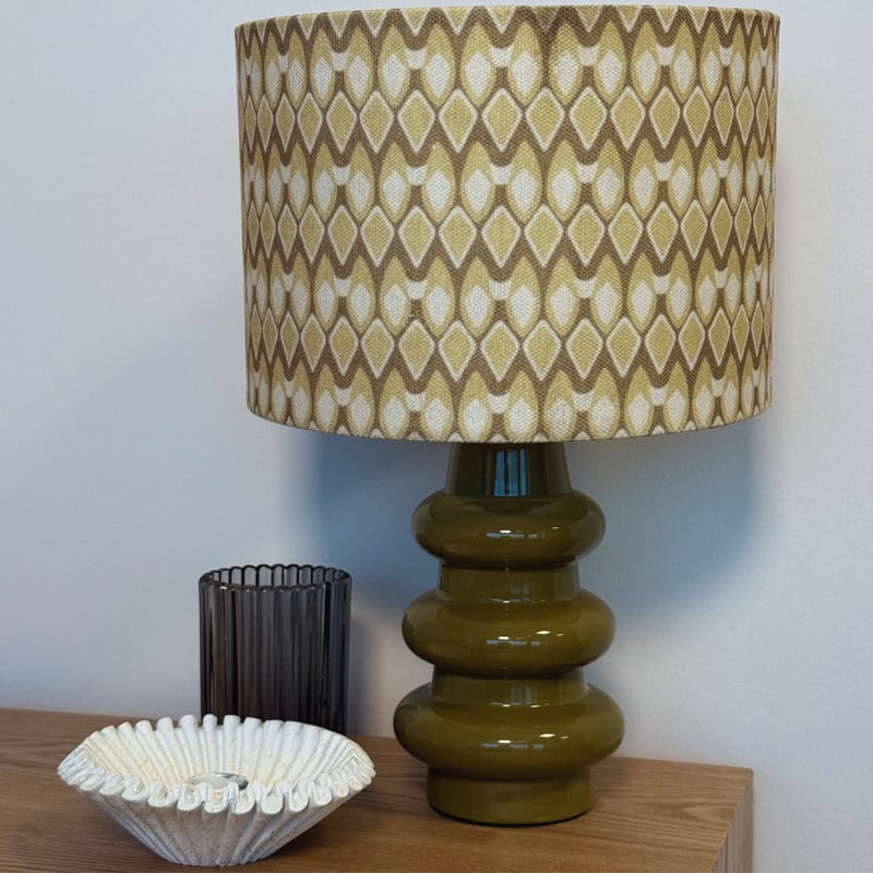 Lampvoet lagen - groen - ø11.2x18 cm