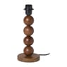 Lampvoet bollen - bruin - ø13x31.5 cm