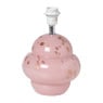 Lampvoet bobbel - roze/goud - ø21x30 cm