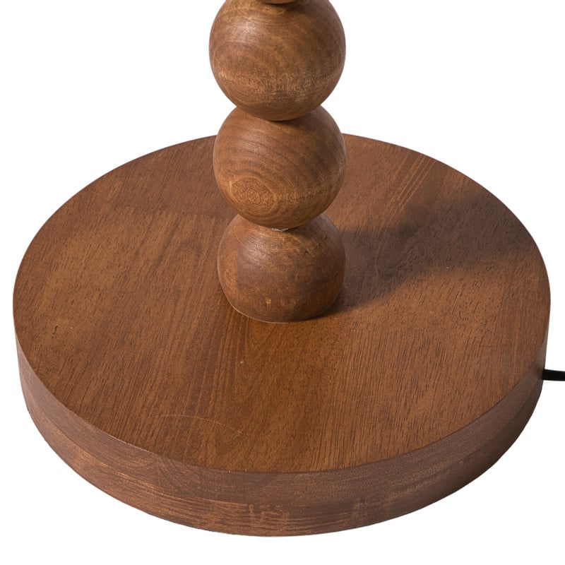 Lampvoet bollen hoog - bruin - ø25x130 cm