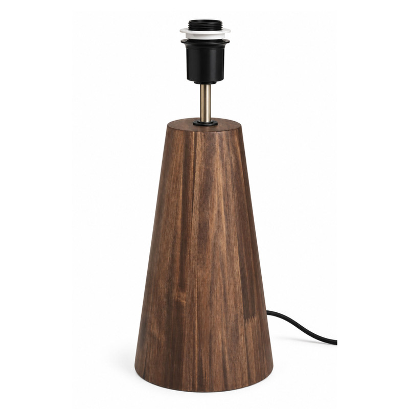 Lampvoet hout - bruin - ø19.5x43.5 cm