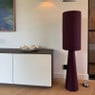 Vloerlamp stof - bordeaux rood - ø27x115 cm