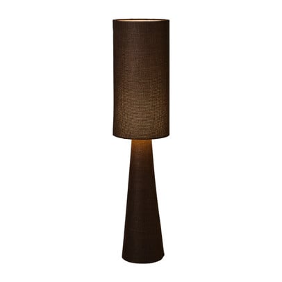 Vloerlamp stof - bruin - ø27x115 cm