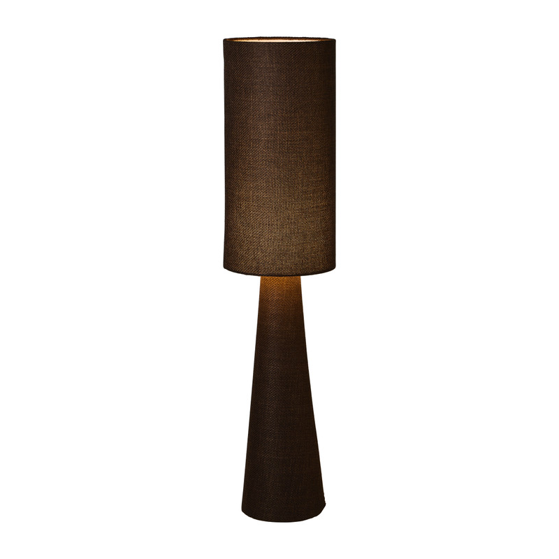 Vloerlamp stof - bruin - ø27x115 cm