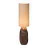 Lamp met organische voet - bruin - ø25x99.5 cm
