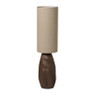 Lamp met organische voet - bruin - ø25x99.5 cm