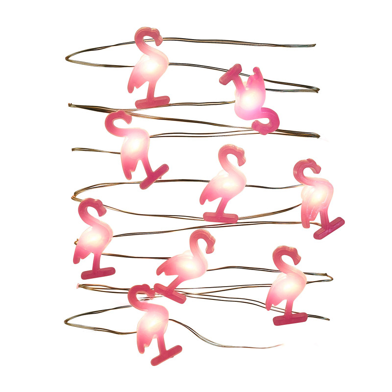 LED slinger flamingo - 20 lampjes