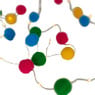LED snoer pompom - multikleur - 2.20 meter