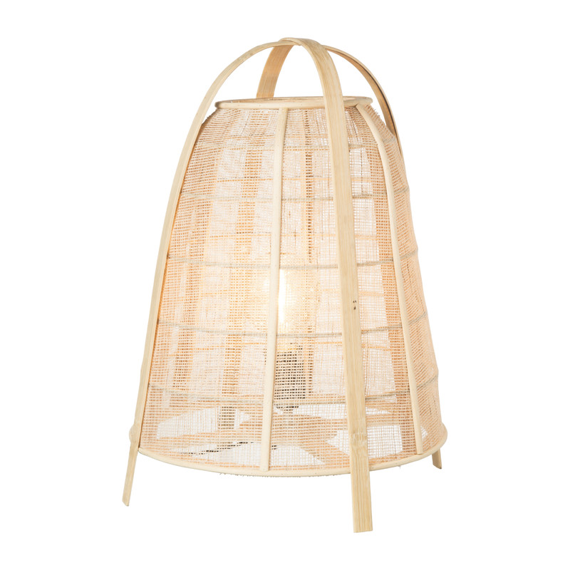 Tafellamp bamboe - ⌀32x43 cm