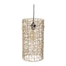 Hanglamp geweven cilinder ⌀22x40 cm