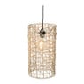 Hanglamp geweven cilinder ⌀22x40 cm