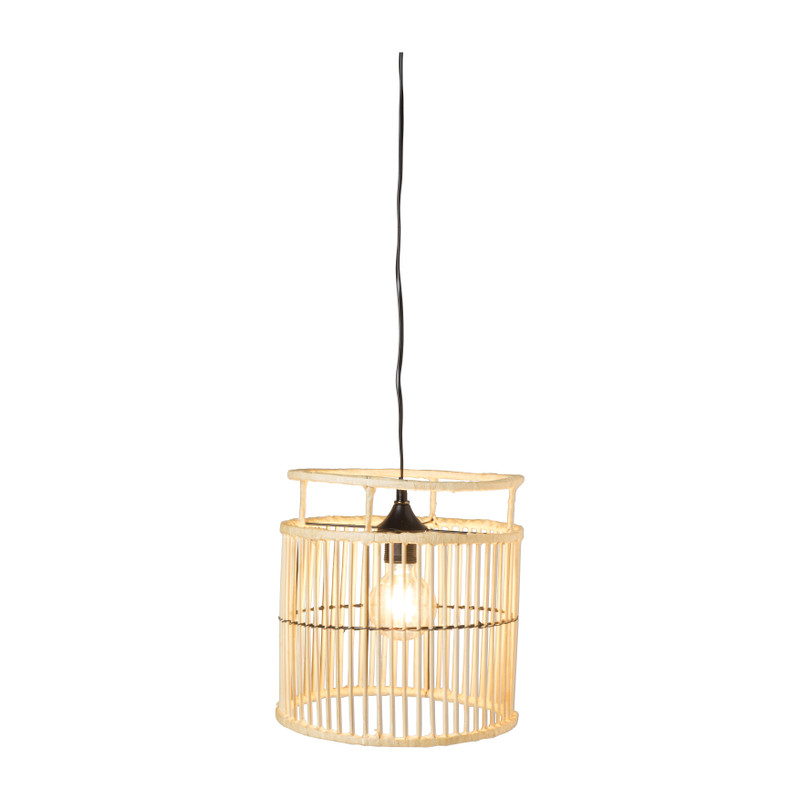 Hanglamp bamboe - naturel - ⌀28x33 cm