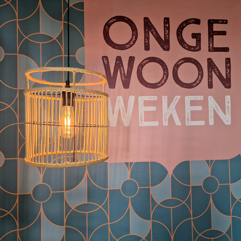 Hanglamp bamboe - naturel - ⌀28x33 cm