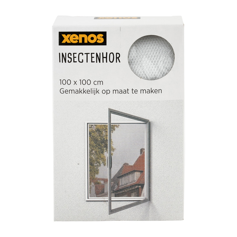 Hordoek voor kozijn - wit - 100x100 cm 