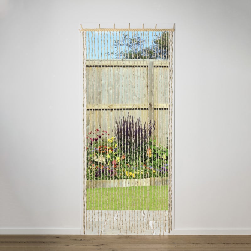 Deurgordijn - mais - 90x200 cm 