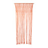Deurgordijn macrame - oranje - 90x200 cm