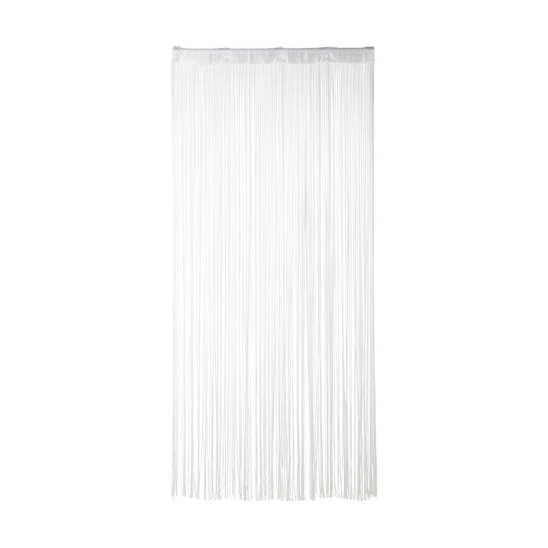 Spaghetti deurgordijn - wit - 90x200 cm