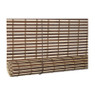 Bamboe rolgordijn - bruin/naturel - 60x180 cm