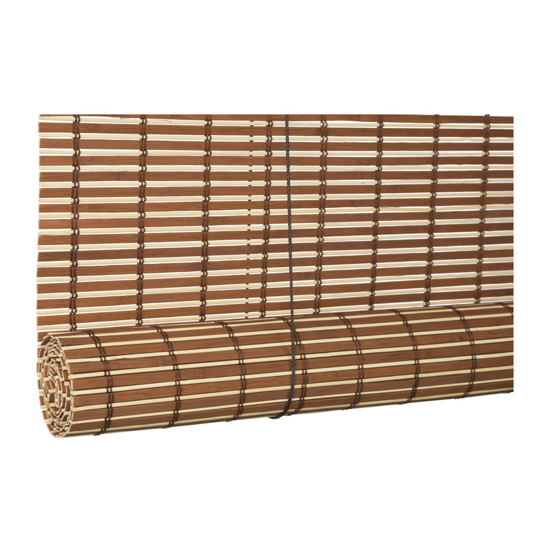Rolgordijn bamboe - lichtbruin - 60x180 cm Xenos