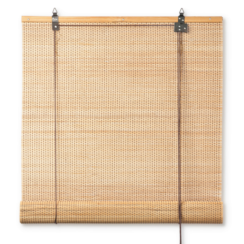 Bamboe rolgordijn - naturel - 60x130 cm
