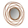 Spiegel met rotan lijst - ø60 cm