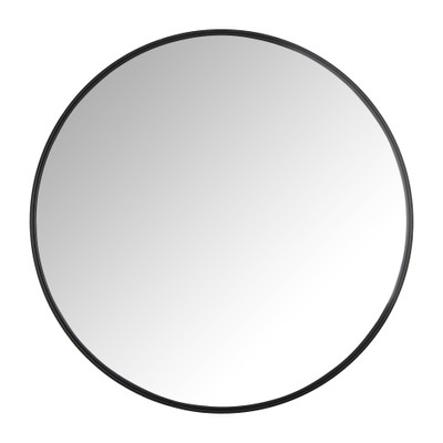 Bot landinwaarts incompleet Spiegel rond met metalen lijst - diameter 70 cm. Shop nu! | Xenos