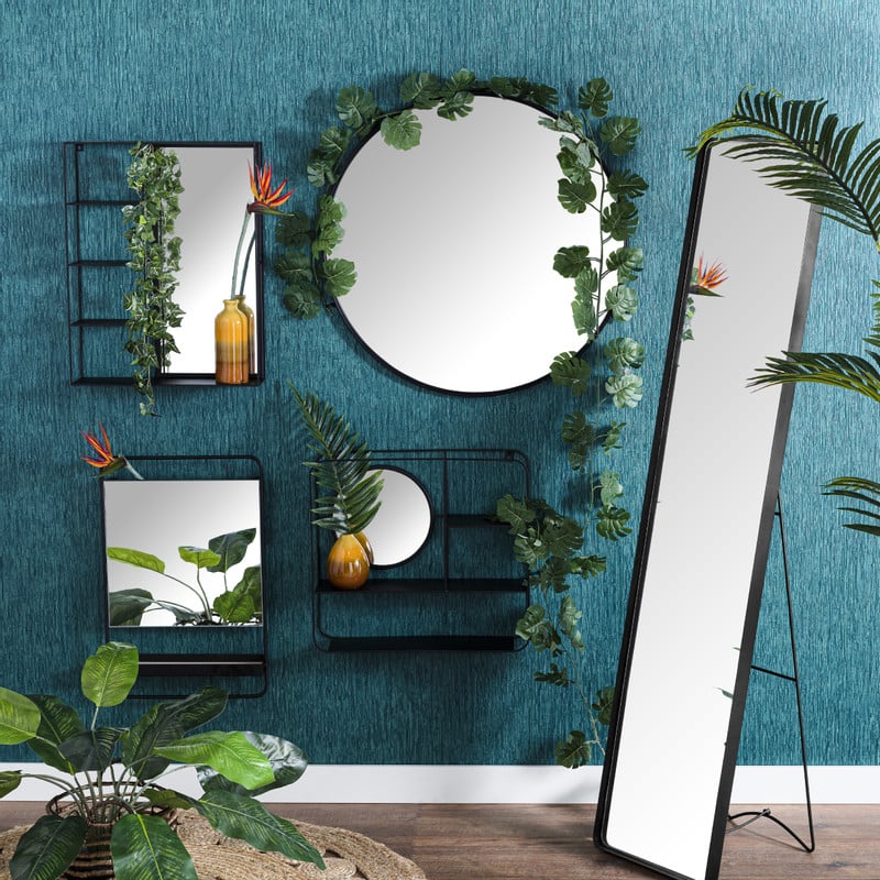 Ronde spiegel - ø70 cm - metalen lijst